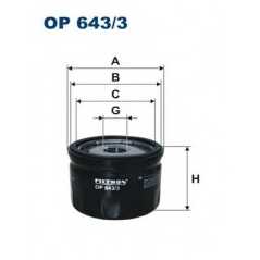 FILTRON Φίλτρο λαδιού OP643/3 M 8511, M 8520, M 8838