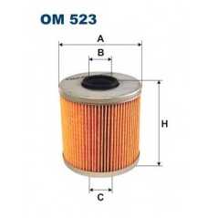 FILTRON Φίλτρο λαδιού OM523 3 (E30) 1982-1992, 3 (E36) 1990-1998, 5 (E34) 1987-1995