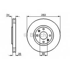 BOSCH Δισκόπλακα 0 986 478 979 BERLINGO (B9) 2008, BERLINGO (MF) 1996, C3 I (FC_) 2002, C3 II 2009, I (UA_) 2006, C4 I (LC_) 200