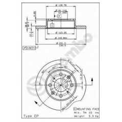 BRECO Δισκόπλακα BS 7378 200 (XH) 1985-1989