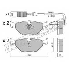 fri.tech. Σετ τακάκια 219.0W ECE, APPROVED