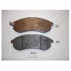 JAPANPARTS Σετ τακάκια PA-515AF MITSUBISHI, TD, WVA, ECE, APPROVED