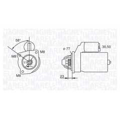 MAGNETI MARELLI Μίζα 063112003010 PUNTO (176) 1993-1999