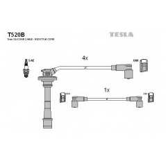 TESLA Μπουζοκαλώδια & Εξαρτήματα Σύνδεσης T520B CARINA II (_T17_) 1987-1992