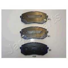 JAPANPARTS Σετ τακάκια PA-K20AF 40 CW (VF) 2011, CARENS II (FJ) 2002, CARENS III (UN) 2006, SPORTAGE (JE_) 2004, SPORTAGE (SL) 2