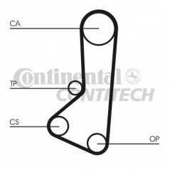 CONTITECH Ιμάντας Χρονισμού CT511 GALANT II (A16_) 1980-1984, GALANT III (E1_A) 1983-1990, GALANT IV (E3_A) 1988-1992, LANCER I 