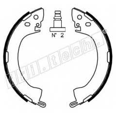 fri.tech. Σετ σιαγόνων 1064.154 AKEBONO, ECE, APPROVED