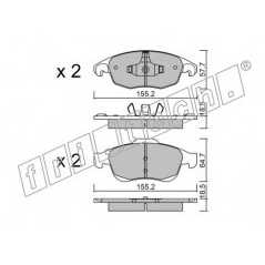 fri.tech. Σετ τακάκια 816.0 ECE, APPROVED