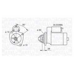 MAGNETI MARELLI Μίζα 063522188120 MAGNETI, MARELLI, NISSAN