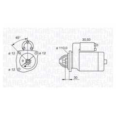 MAGNETI MARELLI Μίζα 063522300070 MAGNETI, MARELLI, IVECO