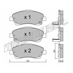 fri.tech. Σετ τακάκια 466.0 ECE, APPROVED