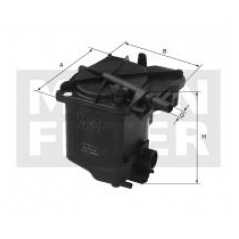 MANN-FILTER Φίλτρο καυσίμου WK 939/2 z BERLINGO (B9) 2008, BERLINGO (MF) 1996, C2 (JM_) 2003, C3 I (FC_) 2002, I (UA_) 2006, C4 