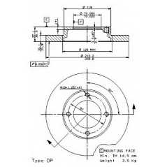 BRECO Δισκόπλακα BS 7589 