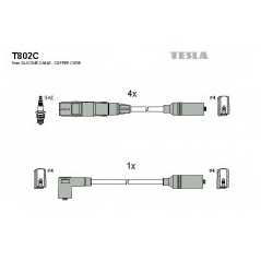 TESLA Μπουζοκαλώδια & Εξαρτήματα Σύνδεσης T802C POLO CLASSIC (6KV2) 1995-2006