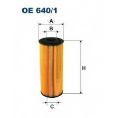 FILTRON Φίλτρο λαδιού OE640/1 A3 (8L1) 1996-2003, GALAXY (WGR) 1995-2006, CORDOBA (6K2) 1999-2002, IBIZA III (6K1) 1999-2002, IN