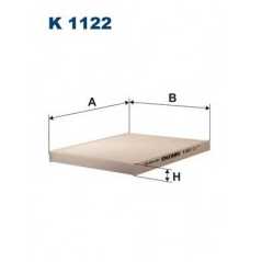 FILTRON Φίλτρο Καμπίνας K1122 500 (312) 2007, 500 C (312) 2009, PANDA (169) 2003, KA (RU8) 2008, YPSILON (846) 2011