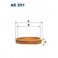 FILTRON Φίλτρο αέρα AE251 89B F 9601, ESCORT V (GAL) 1990-1992, ESCORT VI (GAL) 1992-1995, FIESTA III (GFJ) 1989-1997, ORION II 