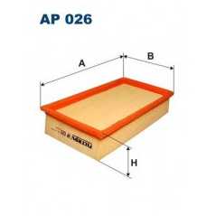 FILTRON Φίλτρο αέρα AP026 870 X 9601, B3 (E30) 1987-1992, C1 (E30) 1983-1988, C2 (E30) 1985-1988, FREECLIMBER 1989-1993, FREECLI