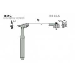 TESLA Μπουζοκαλώδια & Εξαρτήματα Σύνδεσης T501G ESCORT V (GAL) 1990-1992, FIESTA III (GFJ) 1989-1997, ORION III (GAL) 1990-1996