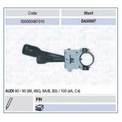 MAGNETI MARELLI Διακόπτης τιμονιού 000050087010 MAGNETI, MARELLI, AUDI, KAT, TDI, TD, CABRIOLET, COUPE