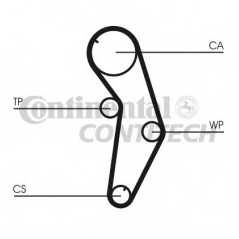 CONTITECH Ιμάντας Χρονισμού CT841 936 8000, COLT IV (CA_A) 1992-1996, PERSONA 300 (C9_M) 1996, PERSONA 400 (C9_S) 1994