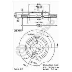 BRECO Δισκόπλακα BS 8403 MINI