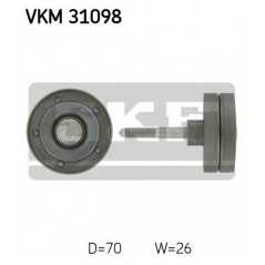 SKF Τροχαλία παρέκκλισης ιμάντα poly-V VKM 31098 ALHAMBRA (710) 2010, FABIA 2006, BEETLE (5C1) 2011, GOLF V (1K1) 2003-2009, GOL