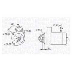 MAGNETI MARELLI Μίζα 063522310050 MAGNETI, MARELLI, DEUTZ, FAHR, KHD, LIEBHERR, VOLVO