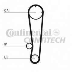 CONTITECH Σετ οδοντωτού ιμάντα CT738K2 S COUPE (SLC) 1990-1996