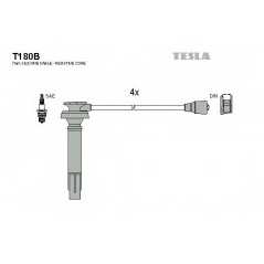 TESLA Μπουζοκαλώδια & Εξαρτήματα Σύνδεσης T180B FORESTER (SF) 1997-2002