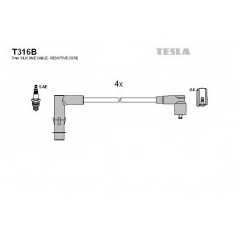 TESLA Μπουζοκαλώδια & Εξαρτήματα Σύνδεσης T316B RENAULT, LAGUNA, II, IDE, MEGANE