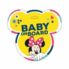 BABY ON BOARD ΕΝΔΕΙΞΗ  MINNIE AMIO - 1 ΤΕΜ.