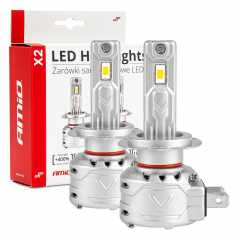 ΛΑΜΠΕΣ LED H7 10-16V 72W 6.500K 7920lm CANBUS (ΑΝΕΜΙΣΤΗΡΑΚΙ) X2 SERIES AMIO - 2ΤΕΜ.