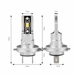 ΛΑΜΠΕΣ LED H7 H-SERIES 918V 42W 6500K 3600lm +200% CSP LED  AMiO - 2 TEM.