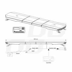 ΣΤΡΟΜΠΟ ΜΠΑΡΑ 12/24V 51 ΧΡΗΣΕΩΝ 108xSMD ΠΟΡΤΟΚΑΛΙ LED 30" ΜΕ ΦΙΣ ΑΝΑΠΤΗΡΑ ΒΙΔΩΤH 762x280x82mm ΑMiO - 1 TEM.