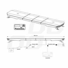 ΣΤΡΟΜΠΟ ΜΠΑΡΑ 12/24V 51 ΧΡΗΣΕΩΝ 132xSMD ΠΟΡΤΟΚΑΛΙ LED 38" ΜΕ ΦΙΣ ΑΝΑΠΤΗΡΑ ΒΙΔΩΤH 965x280x82mm ΑMiO - 1 TEM.