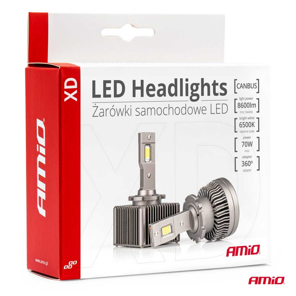 ΛΑΜΠΕΣ LED D4S/D4R 916V 70W 6.500K 8600lm (ΜΕ ΨΥΚΤΡΑ) XD SERIES ΑΜΙΟ - 2 ΤΕΜ.